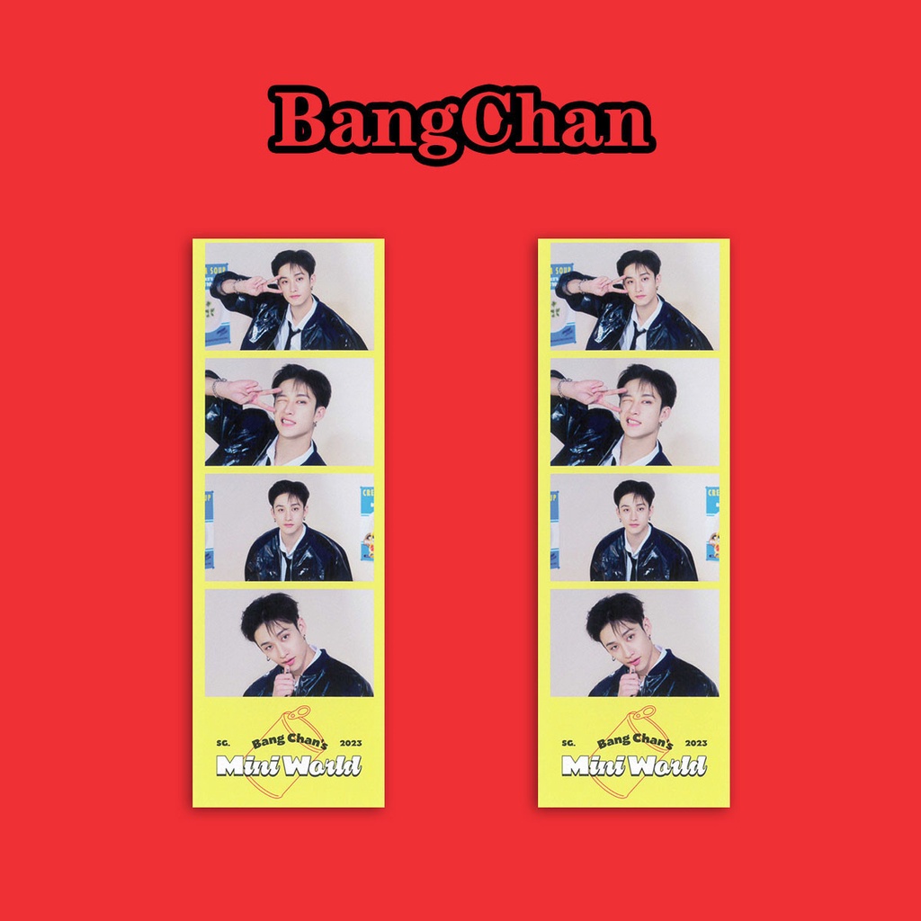 Bộ 8 Thẻ Hình Lomo Nhóm Nhạc STRAY KIDS 2023