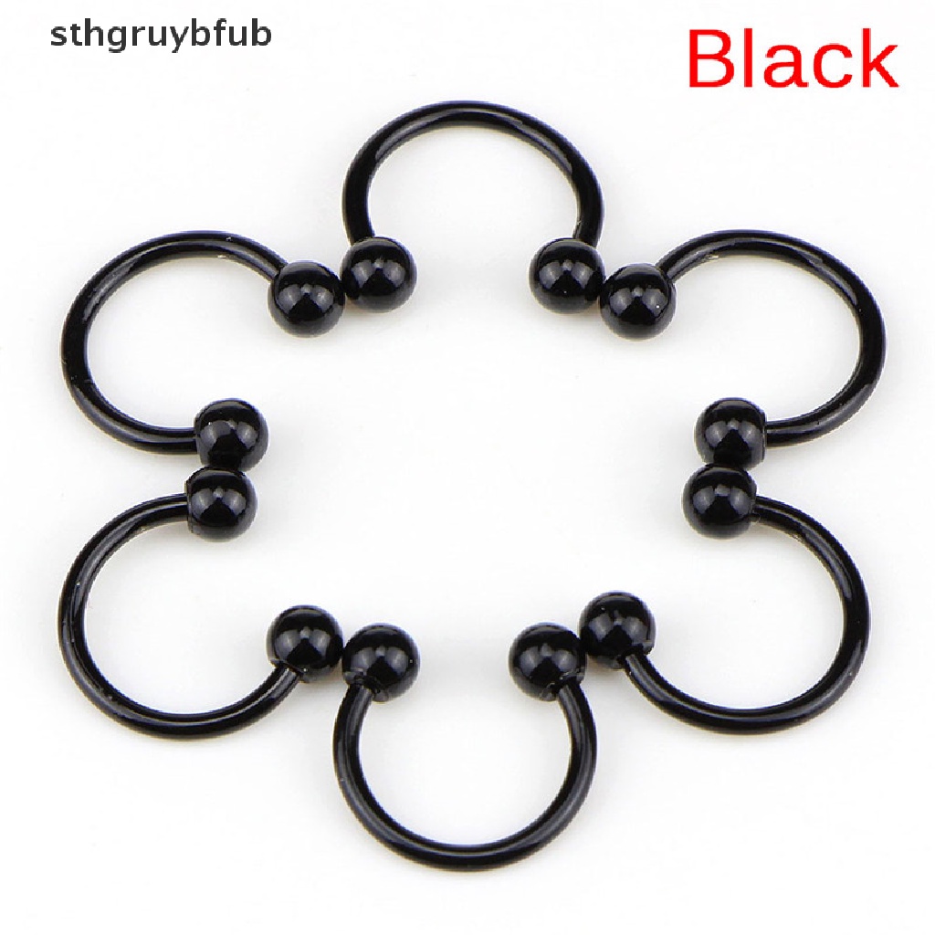 Set 10 Khuyên Mũi Thép Không Gỉ Cá Tính