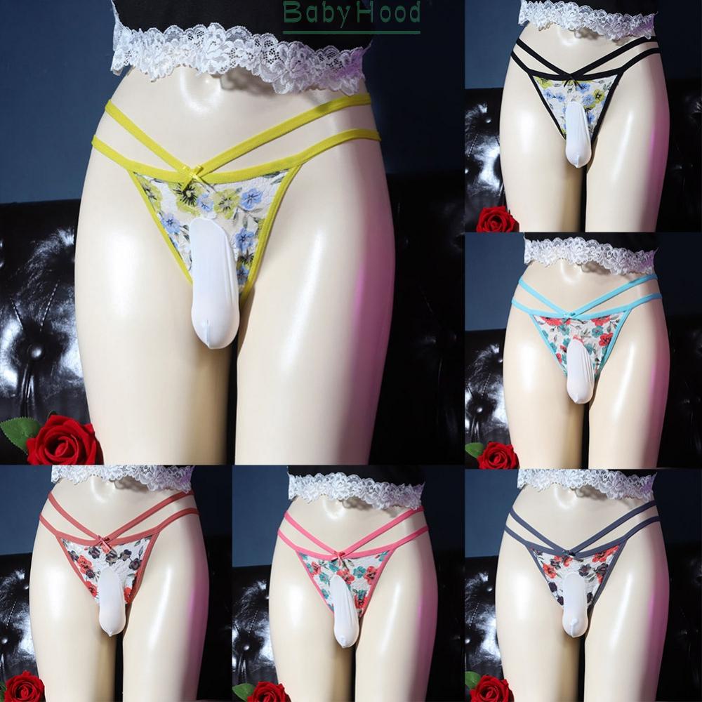 Men Sissy Pouch Panties Underwear Sexy Lace Briefs Knickers Shorts Underpants#BBHOOD