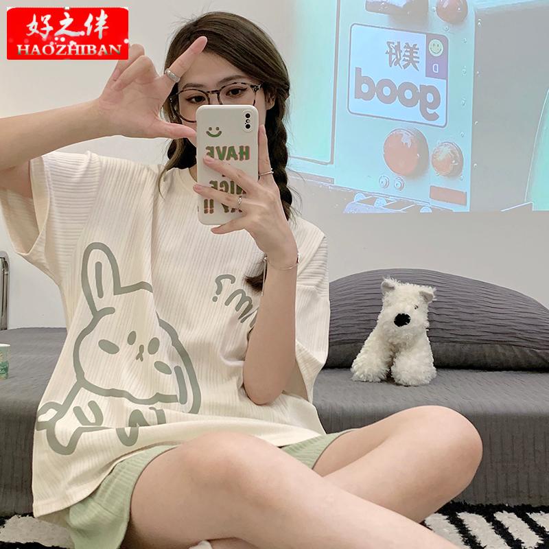 Bộ Đồ Ngủ Cotton Tay Ngắn Size Lớn Thời Trang Xuân Thu 2023 Thân Thiện Với Da