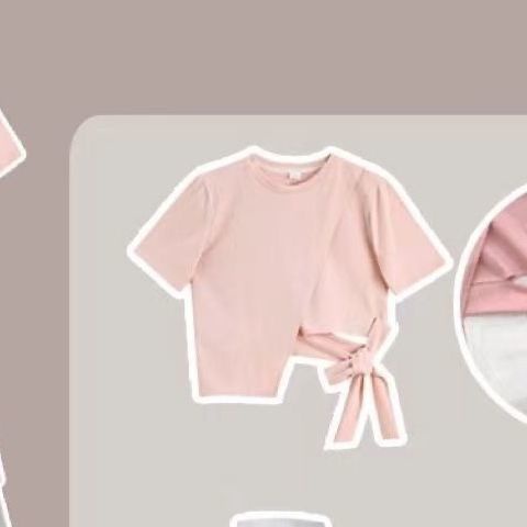 Set Áo Thun Ngắn Tay Và Chân Váy Vạt Lệch Thời Trang Mùa Hè Phong Cách Mới Cho Nữ