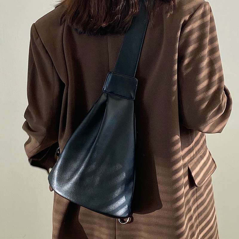 IELGY Túi Đeo Chéo Thiết Kế Đơn Giản Phong Cách Hàn Quốc Thời Trang