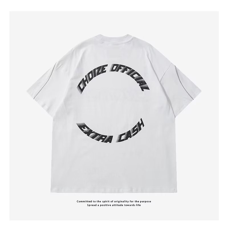 Áo Thun Tay Ngắn Cổ Tròn In Hình Phong Cách Hip Hop Thời Trang Mùa Hè Hàng Mới Dành Cho Nam Nữ