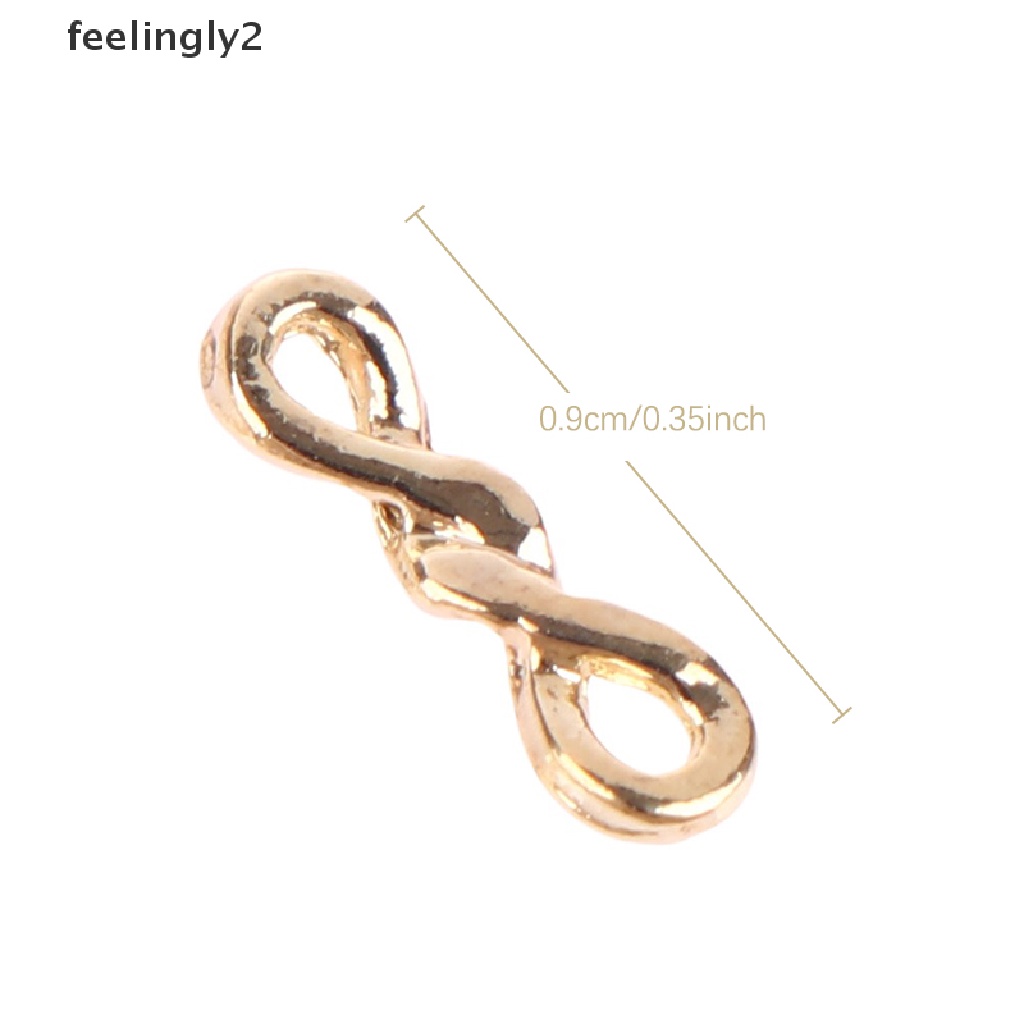 Set 10 / 20 Dây Xích Kim Loại Màu Vàng / Bạc Trang Trí Móng Nghệ Thuật DIY