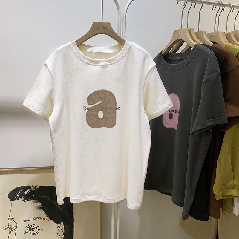 Áo thun NRVP 100% cotton tay ngắn thời trang cho nam và nữ plus size