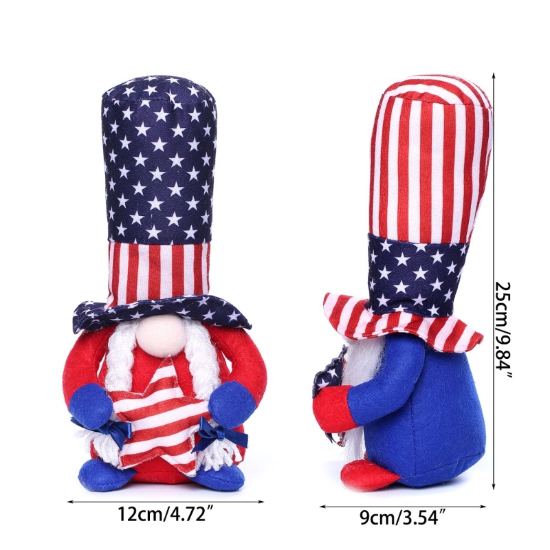 Mô Hình Nhân Vật Gnomes Nhồi Bông Trong Ngày Độc Lập 4th of July