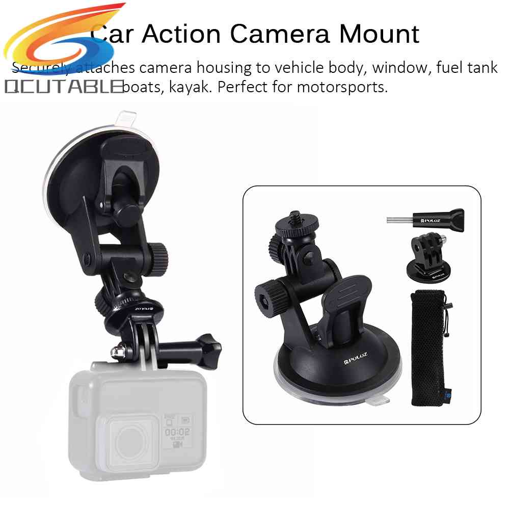 PULUZ Suction Cup Car Auto Action Camera Mount Holder Monopod for GoPro Cam