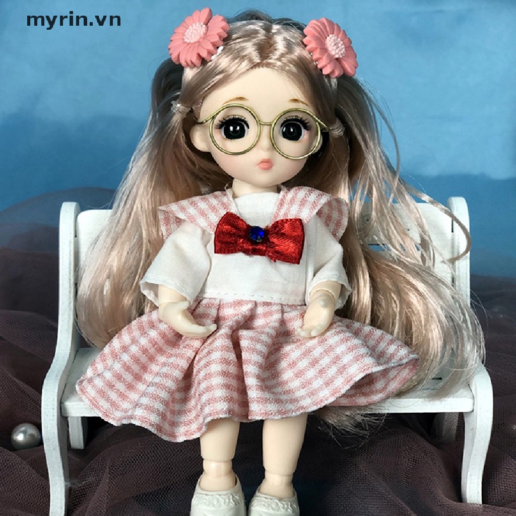 Đầm Đồ Chơi Búp Bê 16-18cm OB11