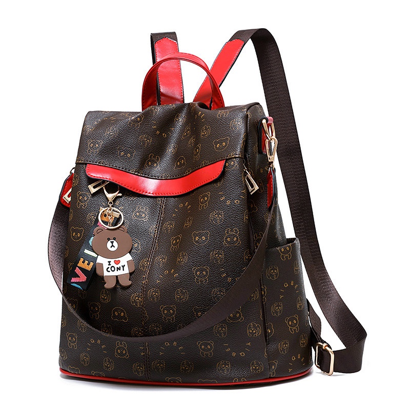 Ba Lô Da pu Mềm Phong Cách Hàn Quốc Thời Trang Cho Nữ