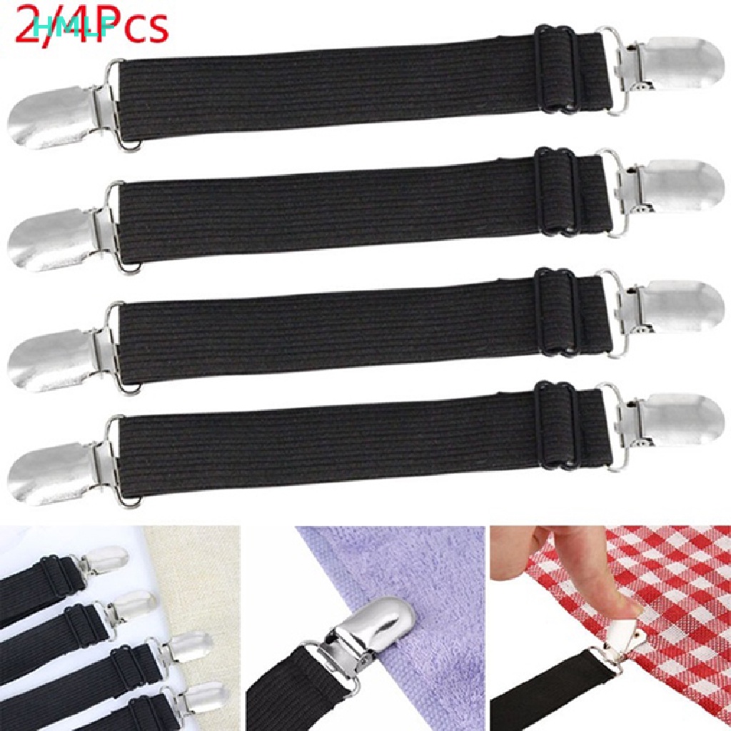 Set 2 Kẹp Cố Định Ga Trải Giường Co Giãn Điều Chỉnh Được Phụ Kiện Cho Máy Ảnh LF LF LF Chất Lượng Cao