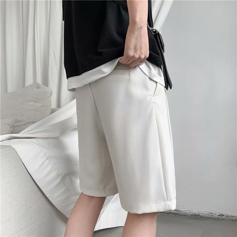 Quần Short Nam Màu Trơn Phong Cách Thời Trang Hàn Quốc