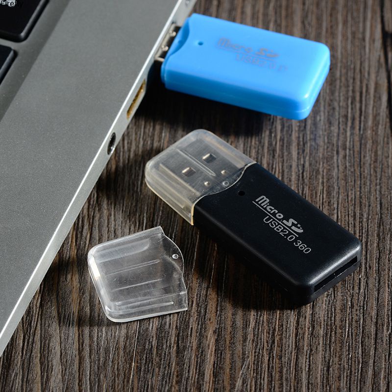 Coza Bộ Chuyển Đổi Đầu Đọc Thẻ Nhớ Kỹ Thuật Số Bảo Mật Siêu Nhỏ USB 2.0 TF Mini Cho Máy Tính Xách Tay Bộ Chuyển Đổi Tốc Độ Cao Bằng Nhựa Phù Hợp
