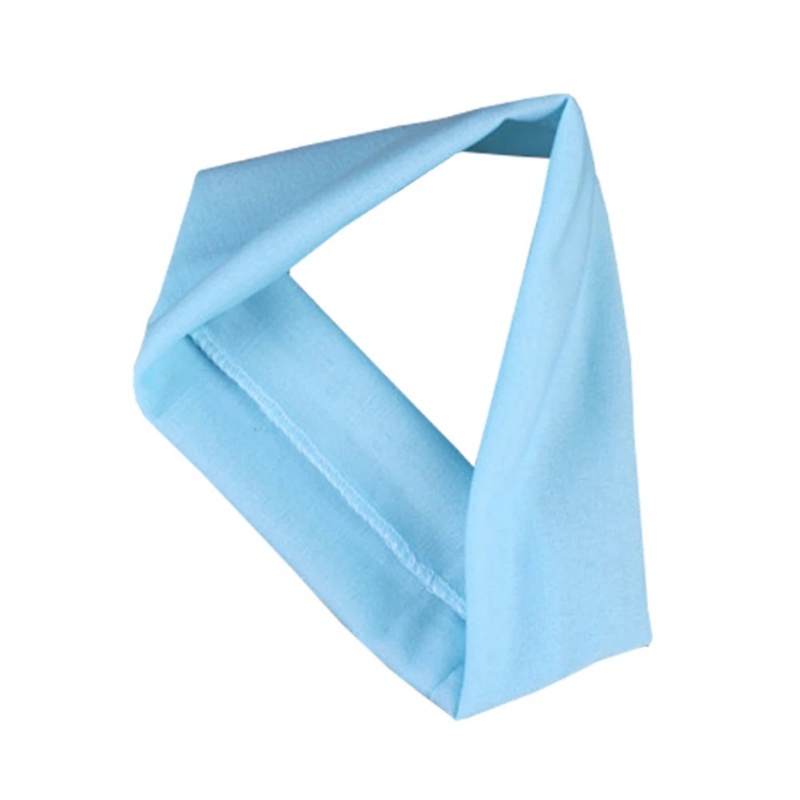 Băng Đô Cài Tóc Bằng Nylon Màu Sắc Trơn Phong Cách Thể Thao Thời Trang Cho Nữ