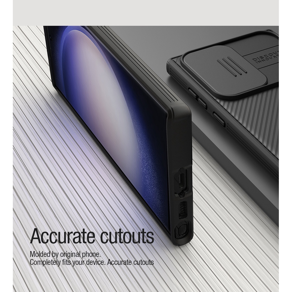 Ốp lưng Samsung S23 Ultra NILLKIN CamShield Pro Lens bảo vệ nắp từ tính cho Samsung Galaxy S23 Ultra