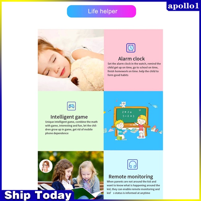 Đồng Hồ Thông Minh Q16s Cảm Ứng Sos Chống Thấm Nước Hỗ Trợ Gọi Điện Cho Bé | BigBuy360 - bigbuy360.vn