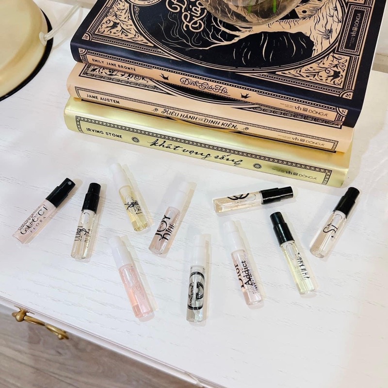 Nước hoa mini mẫu thử sample nam nữ mùi hot Gu.cci, Cha.nel, Di.or, Her.mes, Ver.sace  2ml