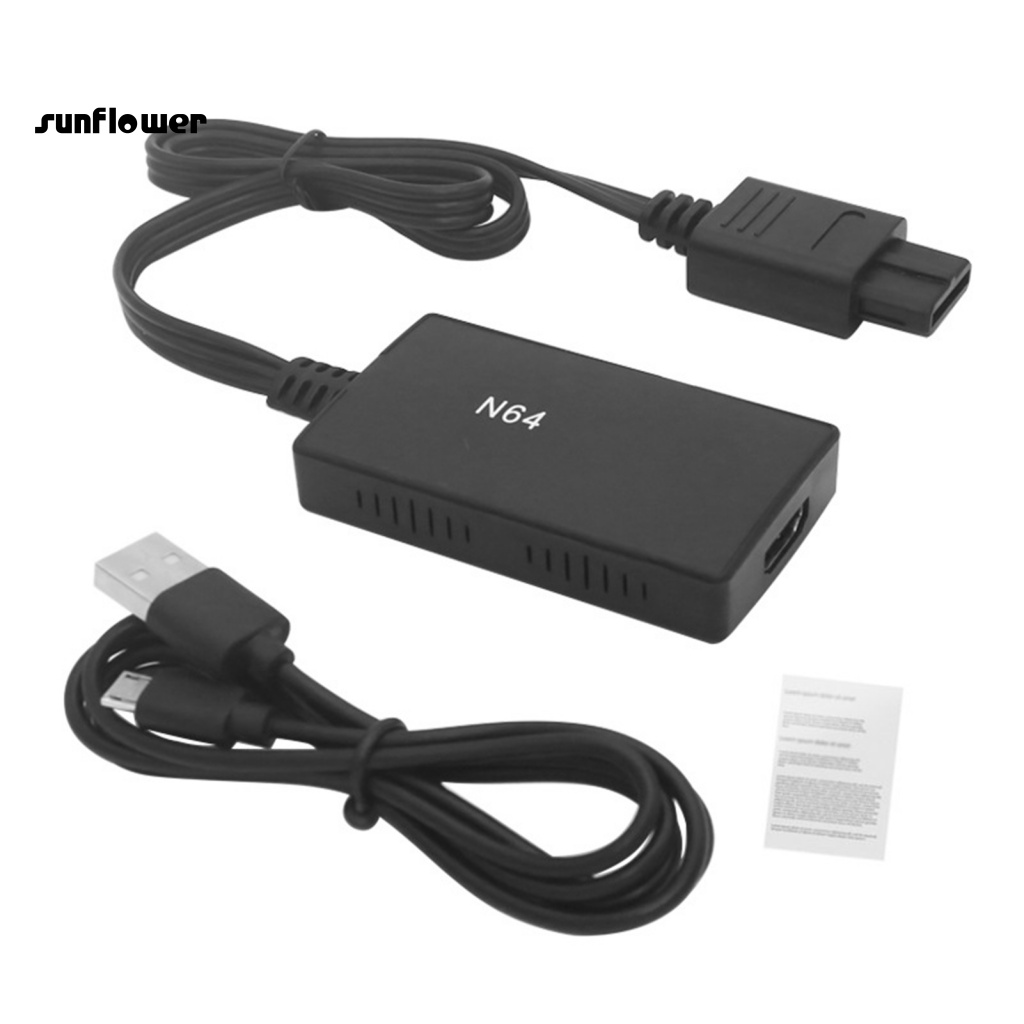 1 Bộ Dây Cáp Chuyển Đổi Video AC100V-240V N64 Sang HDMI Độ Chính Xác Cao 1080P Cho N64 / GameCube / SNES