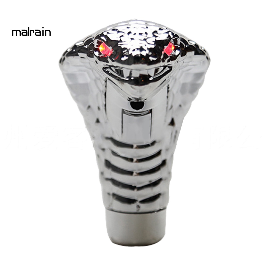 Tay Nắm Cần Số Xe Hơi Thiết Kế Rắn Hổ Mang Có Đèn LED
