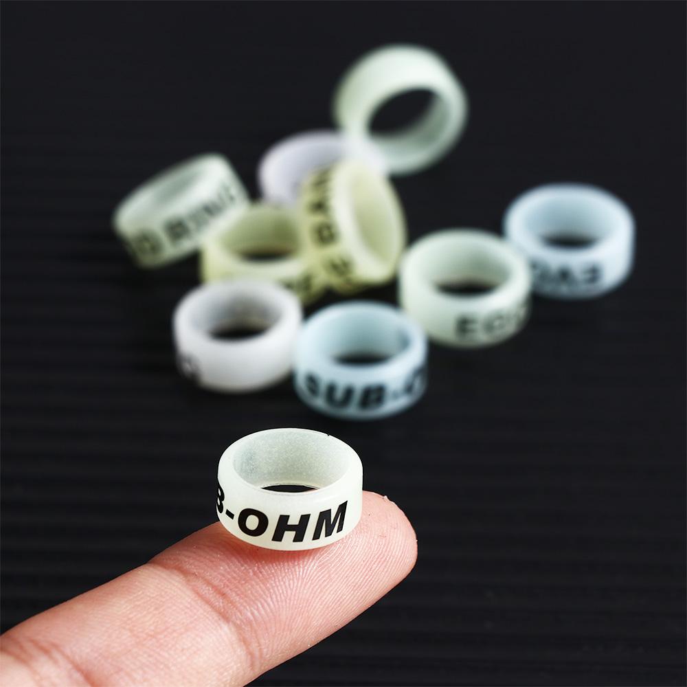 Vòng Silicon Dạ Quang Trang Trí Bảo Vệ Cần Câu Cá 13mm 22mm