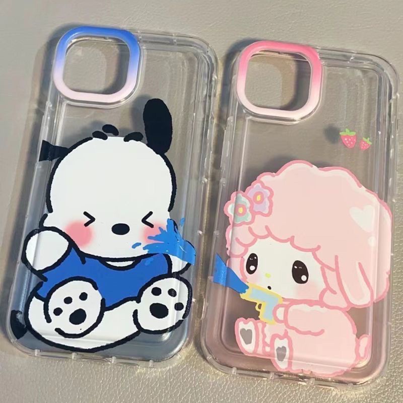 ✅Ốp Điện Thoại Mềm Họa Tiết Hoạt Hình Cún Pacha 8pins Cho iPhone14pro xr 11 / 12 13promax