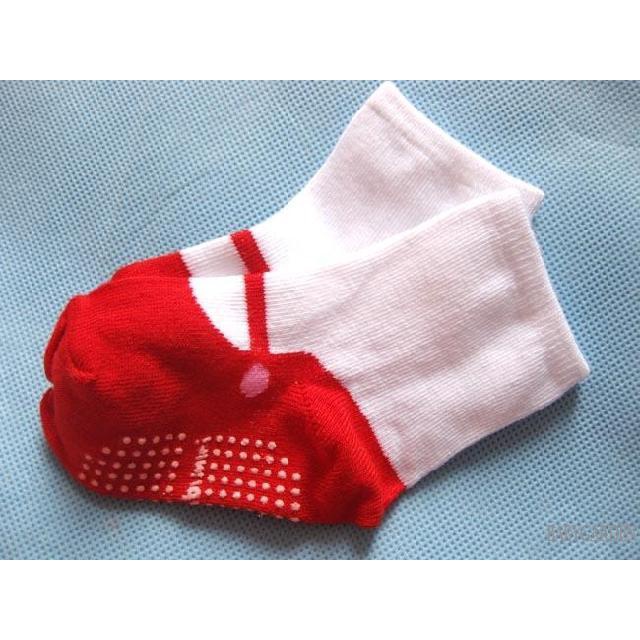 Vớ Cotton Cổ Cao Chống Trượt Thoáng Khí Dành Cho Bé Gái