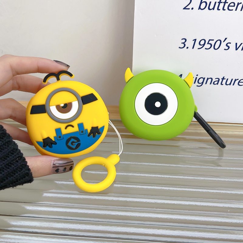 Vỏ Bảo Vệ Hộp Sạc Tai Nghe Samsung Galaxy Buds 2 Pro / Buds Pro /Buds Live / Buds 2 Hình Bánh Quy / Gấu 3D Bằng Silicon Mềm