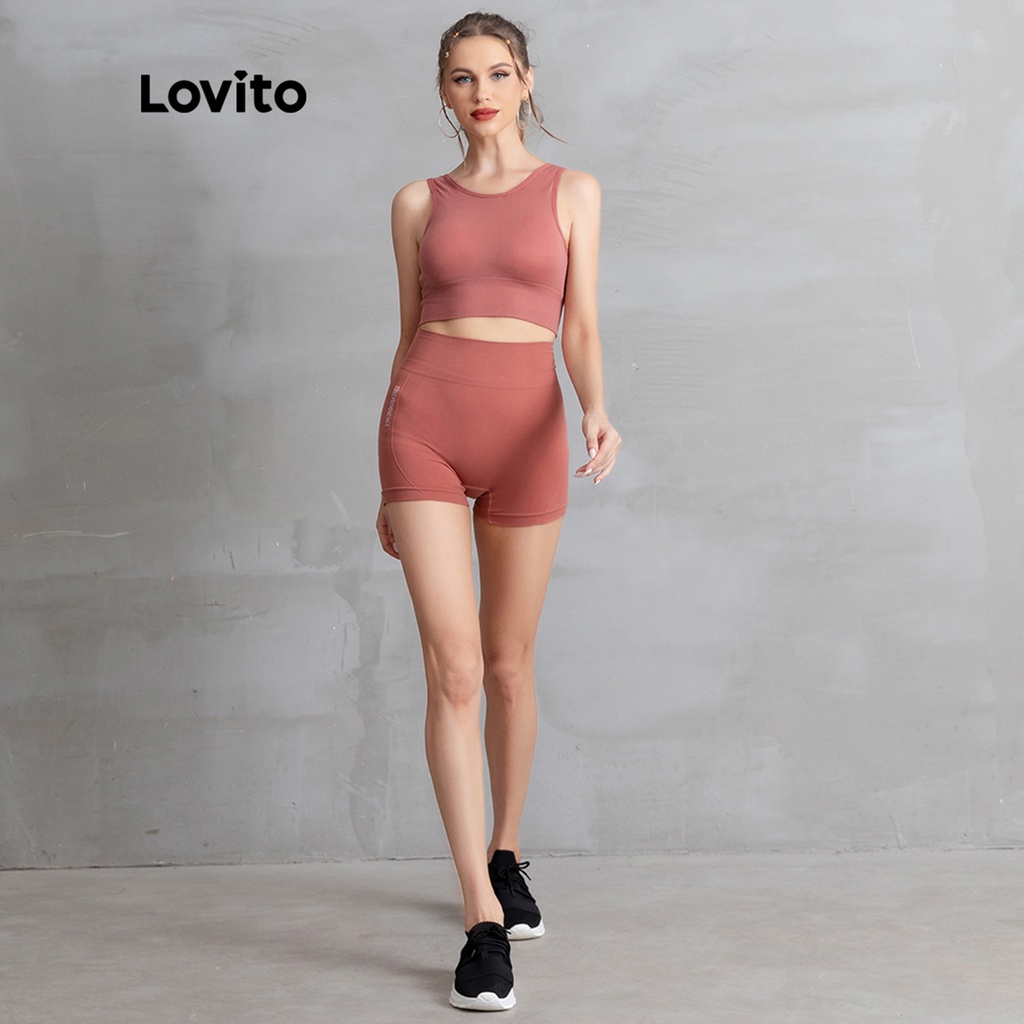 (Vật phẩm thiết yếu) Áo lót thể thao Lovito Seamless Skinny