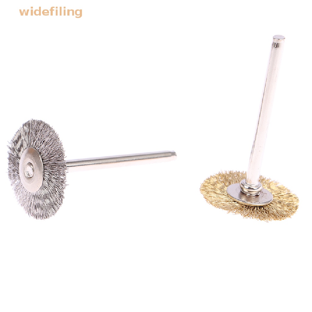Bộ 10 Bàn Chải Sợi Đồng Vệ Sinh Đánh Bóng Bánh Xe