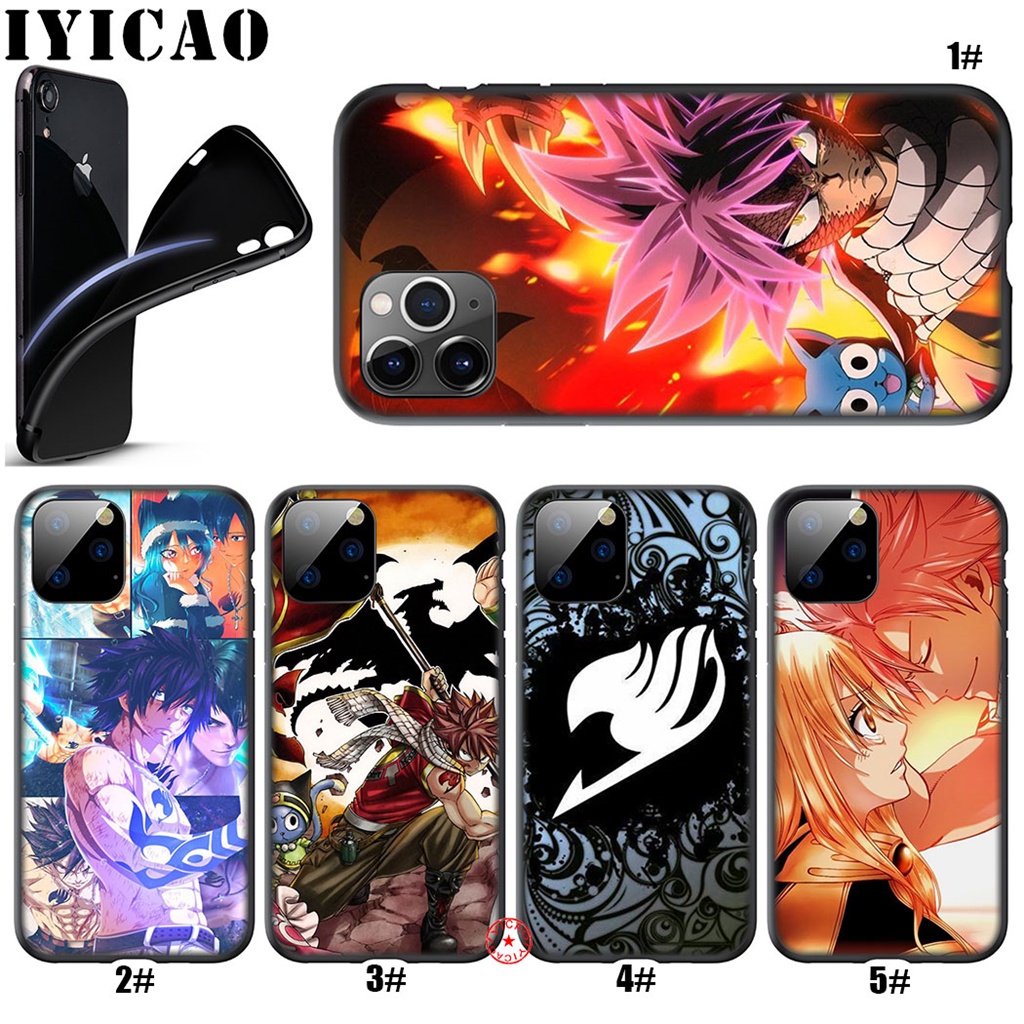 Ốp Điện Thoại Hình Fairy Tail Cho iPhone 12 13 Pro X XS Max Mini Lit39