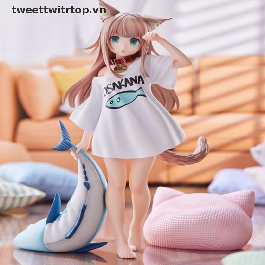 Mô hình nhân vật anime My Cat Is A Kawaii SkyTube 23cm đầu vàng gợi cảm