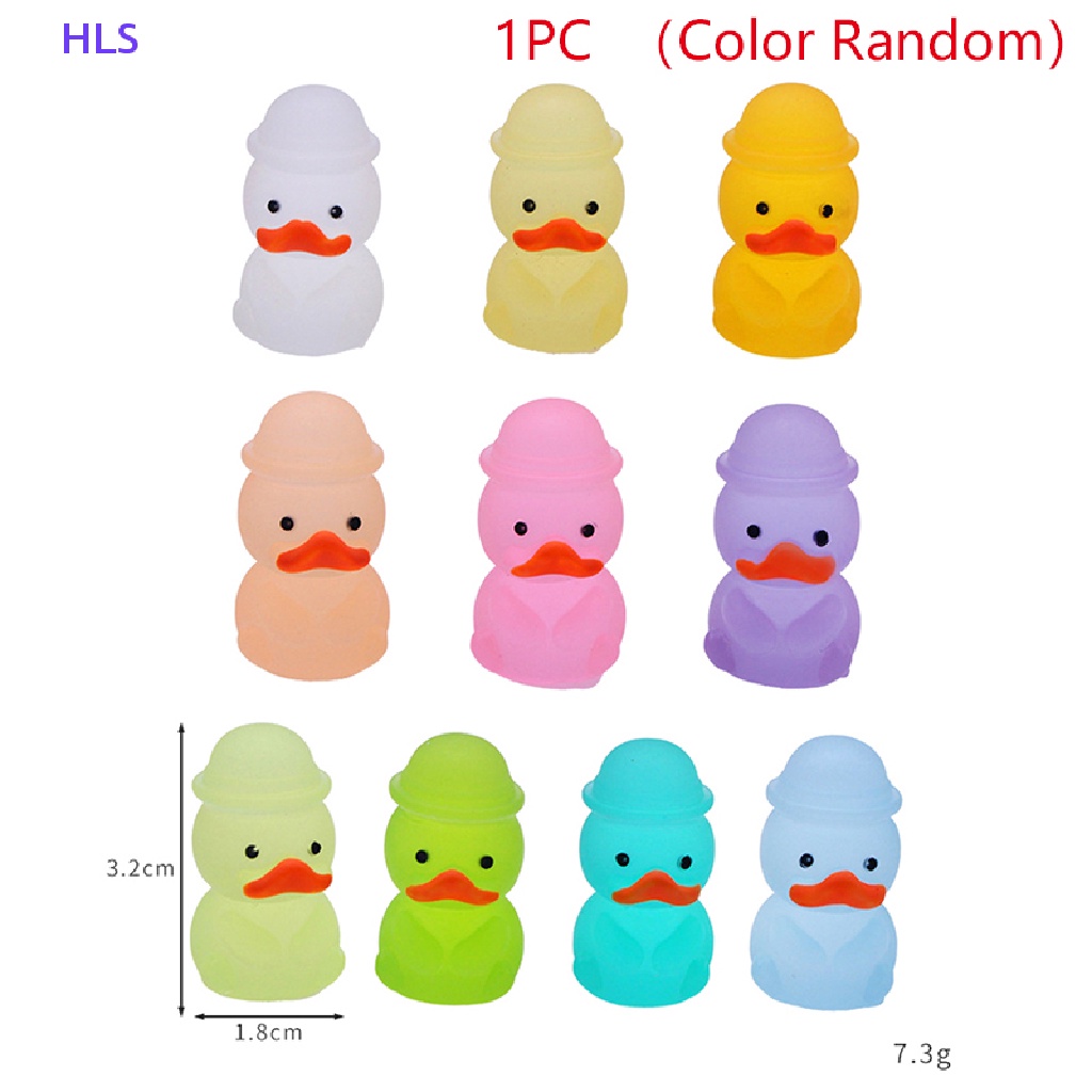 [HLS] Búp Bê Vịt Hoạt Hình Phát Sáng Trong Bóng Tối Màu Sắc Ngẫu Nhiên Dùng