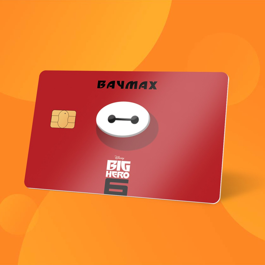 Miếng Dán Thẻ Card Baymax | SKIN ATM, Thẻ Chung Cư Trang Trí - Chất Liệu Decal Vinyl Chống Nước