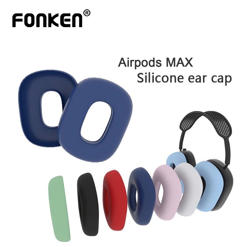 Cặp vỏ bọc đệm chụp tai nghe FONKEN silicone thay thế thích hợp cho Airpods Max