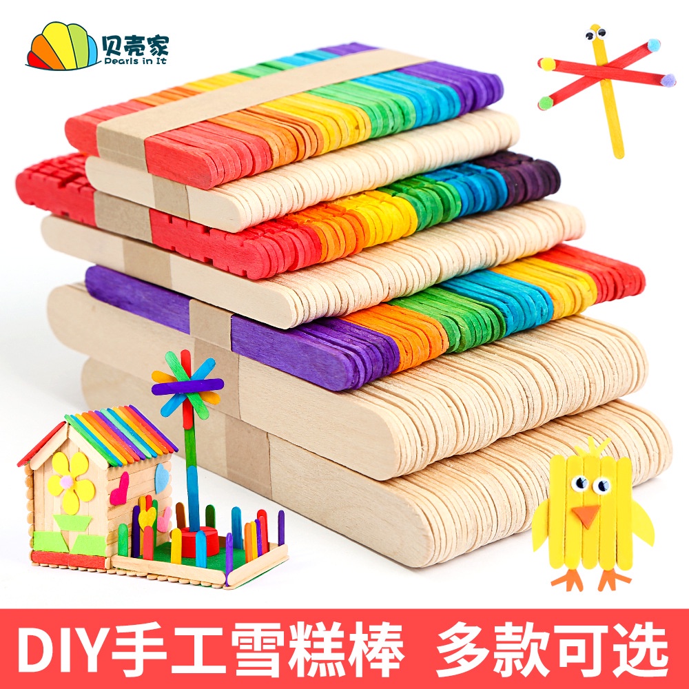 Que kem gỗ màu làm mô hình handmade