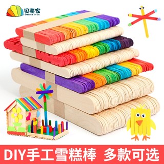 Que kem gỗ màu làm mô hình handmade
