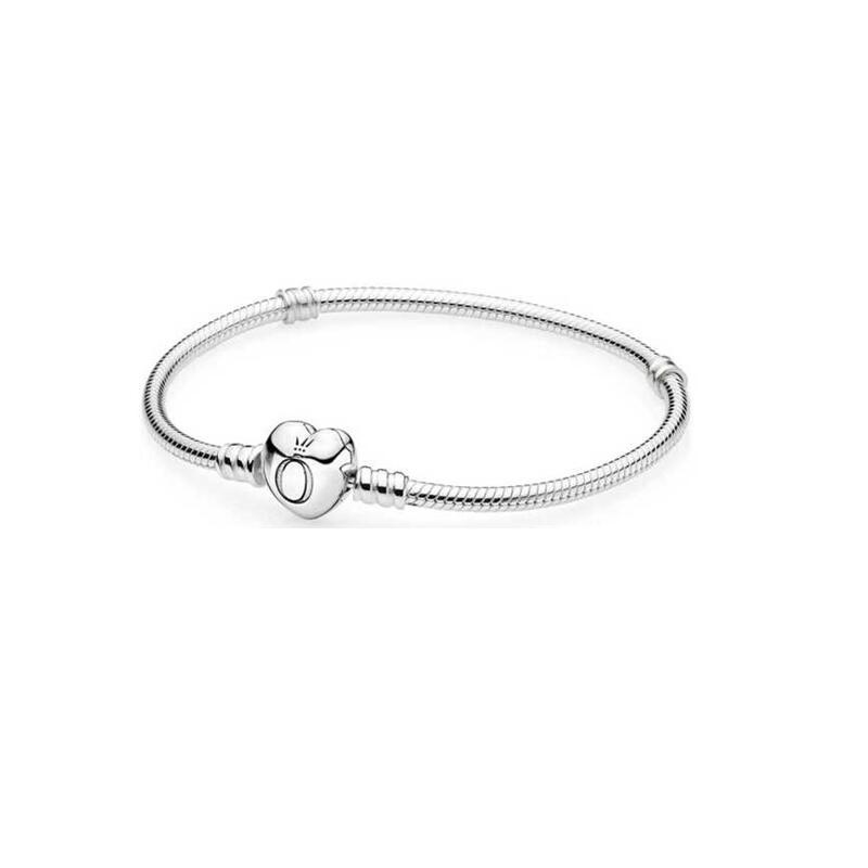 Dây Chuyền Bạc Pandora925 Khóa Trái Tim Thời Trang Cho Nữ