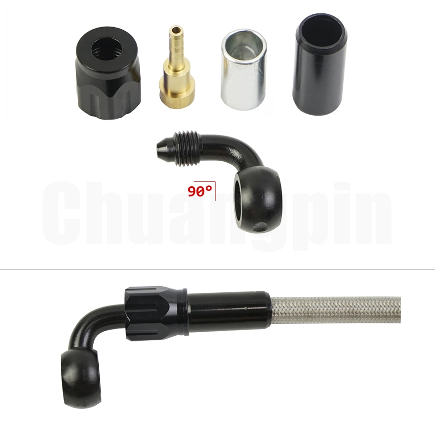 Ống Dẫn Dầu Phanh Ly Hợp Bằng Nhôm AN3 Dành Cho Xe Mô Tô Địa Hình ATV