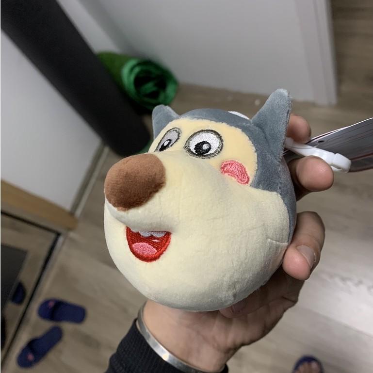 Móc Khoá Hình Thú Nhồi Bông Wolfoo - Móc Treo Balo Wolfoo Đáng Yêu