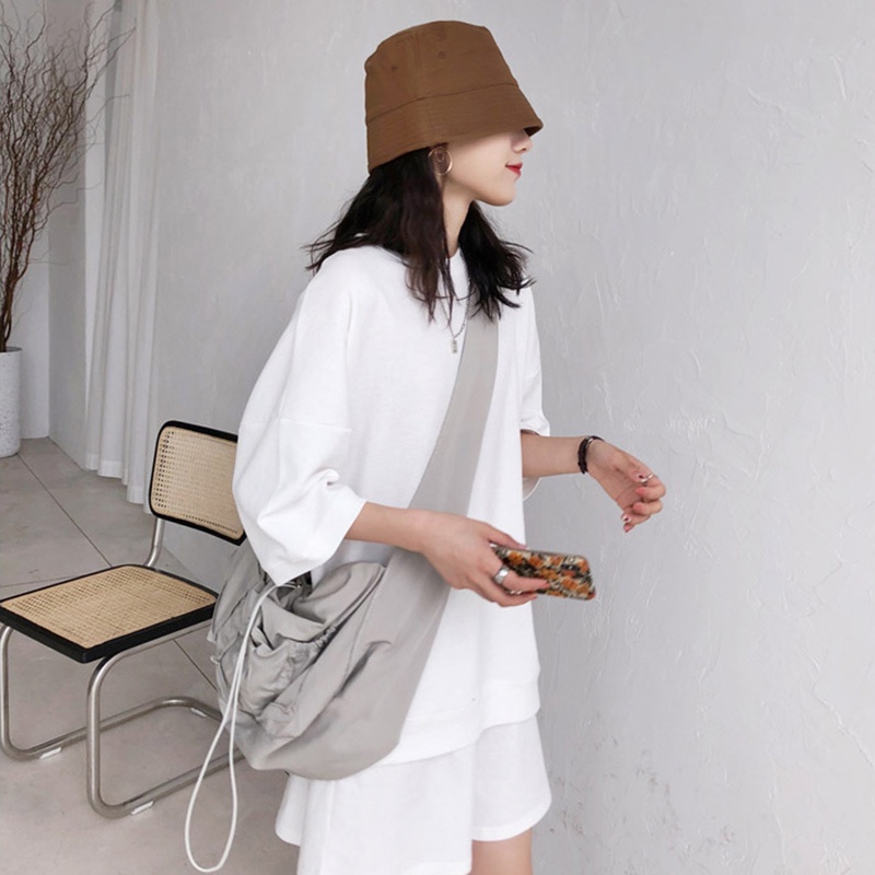 IELGY Set Áo Thun Ngắn Tay + Quần short Lưng Cao Thời Trang Thể Thao Cho Nữ