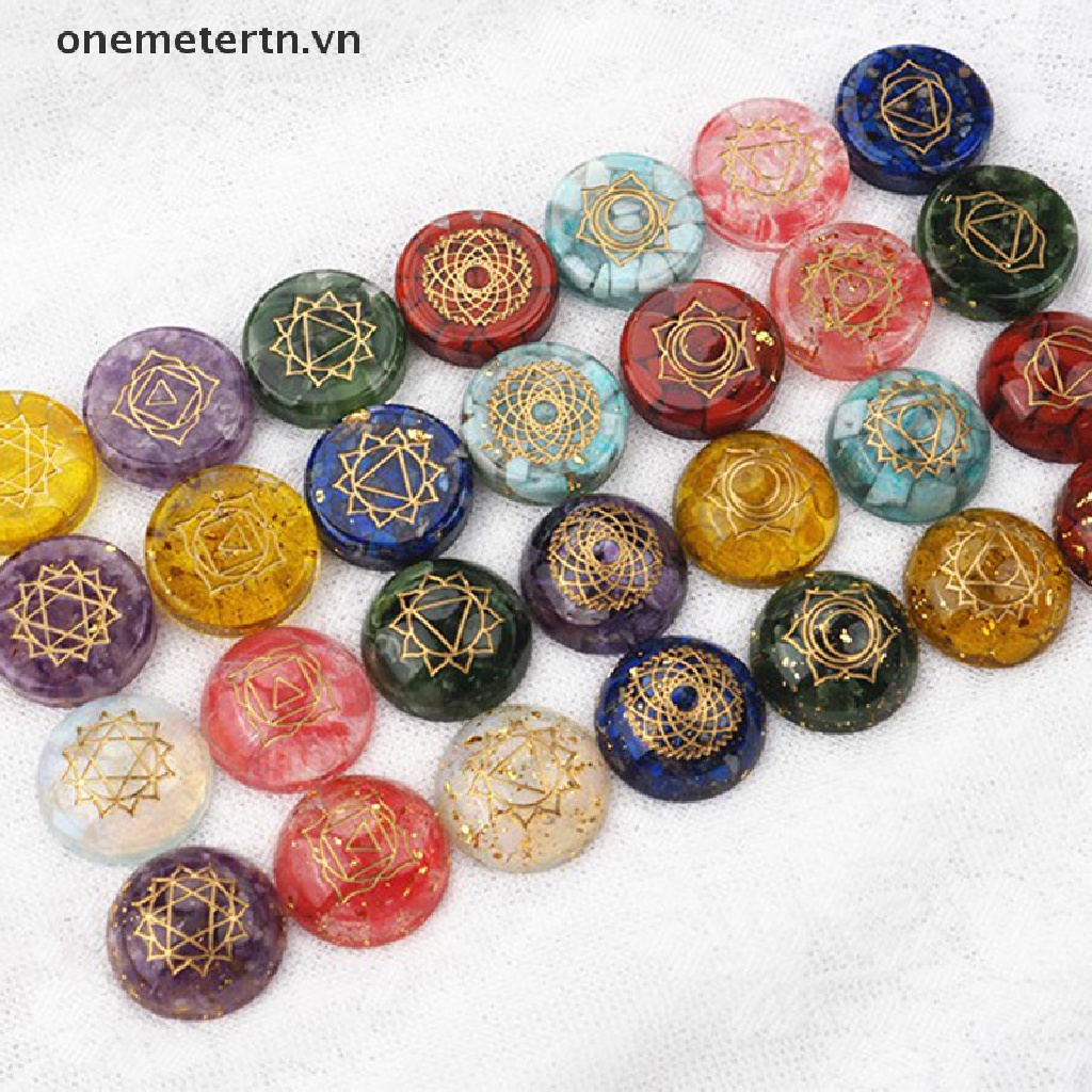 Set 2 Khuôn Silicon 7 Chakras Làm Trang Sức DIY