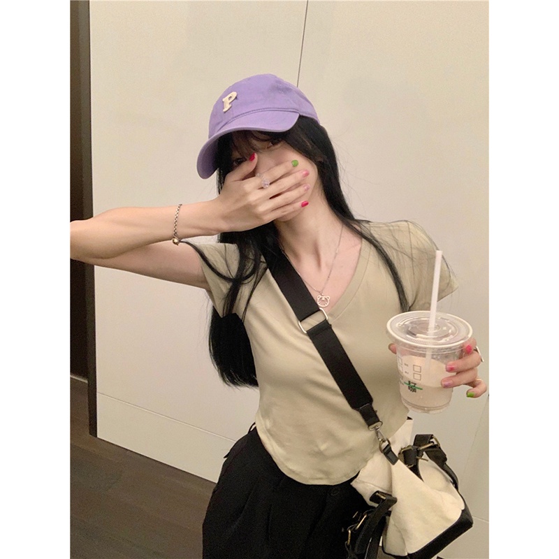 NRVP Áo Thun Tay Ngắn In Họa Tiết Phong Cách Hàn Quốc Mới Cho Nữ