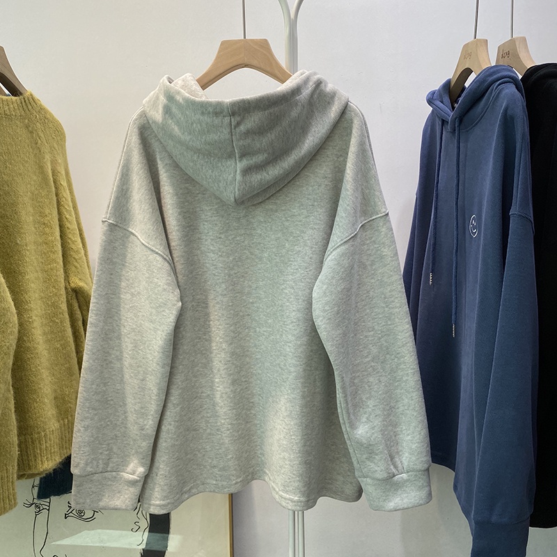 Hàng Có Sẵn Áo Hoodie Unisex Oversize Phong Cách Hàn Quốc