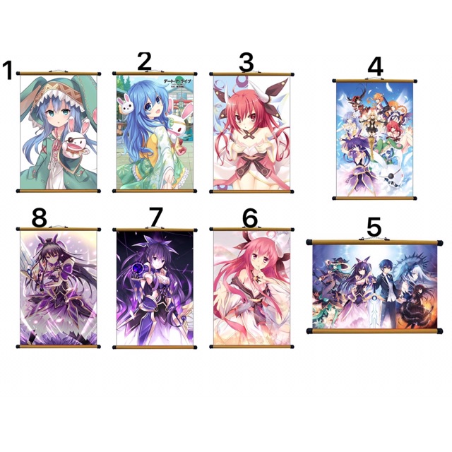 Ảnh anime date a live , tranh treo tường date a live