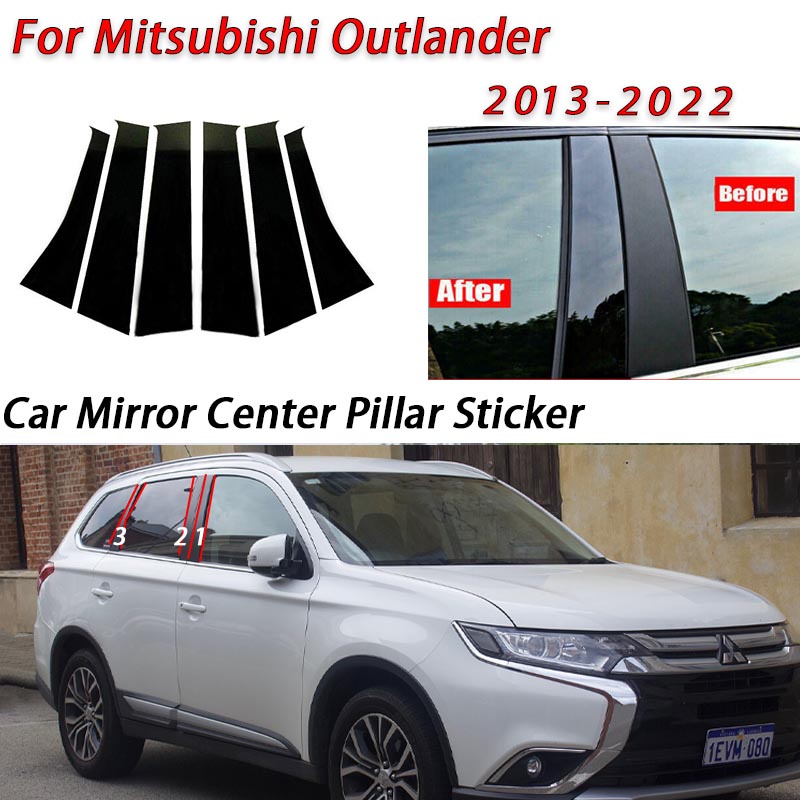 Phim Dán Trang Trí Cửa Sổ Xe Hơi Mitsubishi Outlander GF / GG / ZJ / ZK / ZL 2013-2022