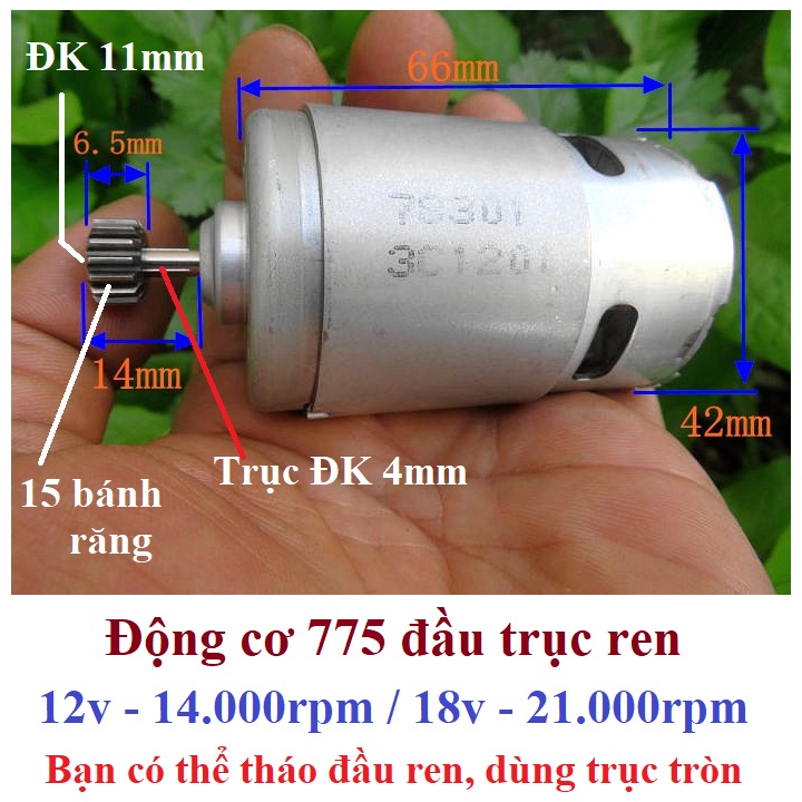 Động cơ 775 các loại