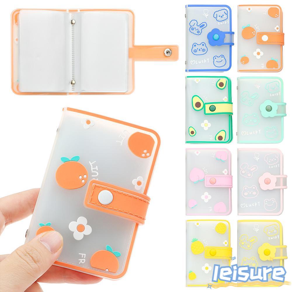 Sổ đựng thẻ ID 20 ngăn hình động vật hoạt hình dễ thương đa năng