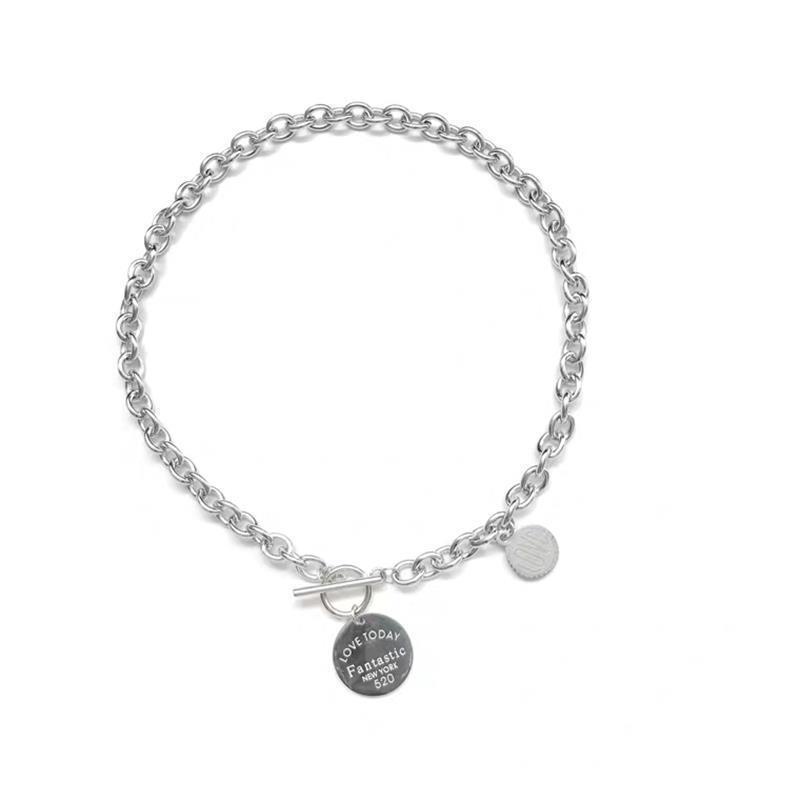 Vòng cổ Thép Titan Phong Cách Hip Hop Đường Phố Âu Mỹ Cá Tính