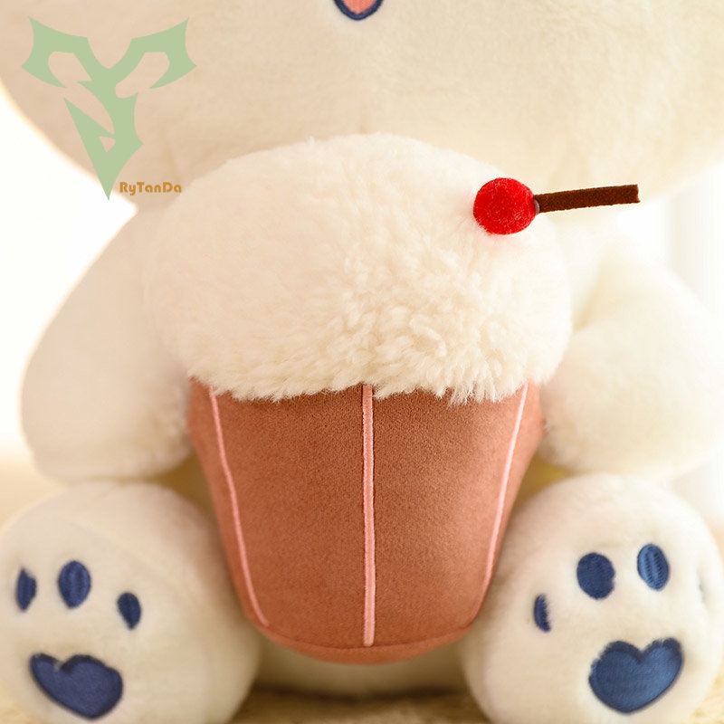 Đồ chơi nhồi bông Hình Mèo Đeo Nơ Mềm 25CM