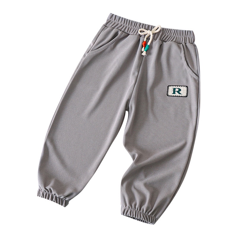 90-160cm Quần Bé Trai Bé Gái Phong Cách Xuân Thu Phong Cách Mới Phong Cách Mùa Xuân Trẻ Em Quần Thể Thao Bé Trai Bé Gái Quần Hợp Thời Trang