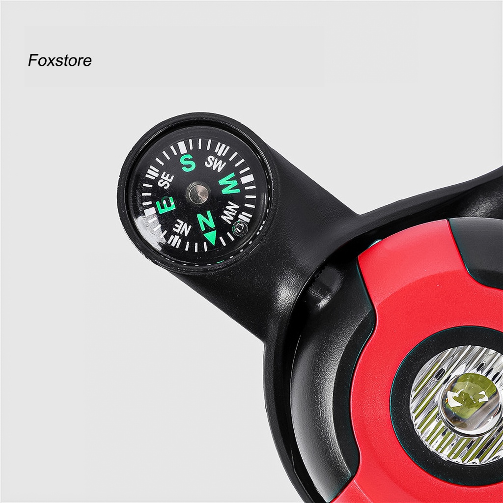 Đèn Đeo Trước Ngực Bằng ABS Chống Thấm Nước Kèm La Bàn Tiện Dụng Cho Chạy Bộ Ban Đêm